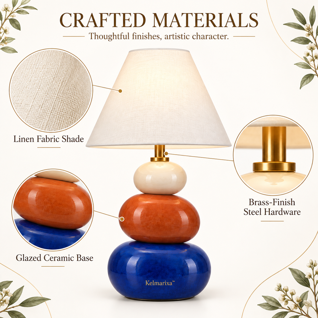 Kelmarixa™ Colorstone Stack Accent Lamp